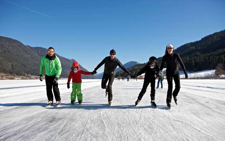 Eislaufen am Weissensee - © Weissensee Information